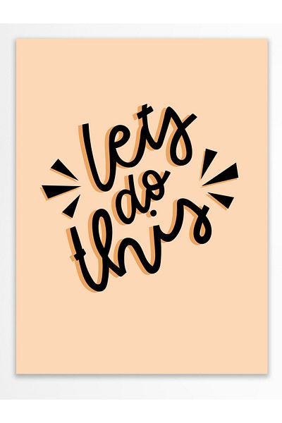 Postifull Aesthetic Wall Painting - Wall Poster - Lettering Art Wall Decor - Unframed - Thick Art Paper