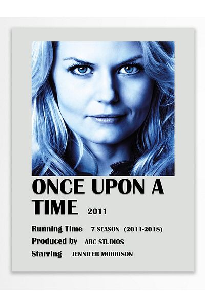 Postifull Once Upon A Time - Αφίσα χωρίς πλαίσιο - Διακόσμηση τοίχου - Αφίσες τηλεοπτικής σειράς και ταινιών - Επικαλυμμένο χαρτί