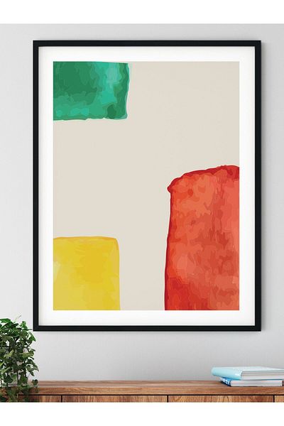 Postifull Pictură murală abstractă și estetică, poster fără încadrare, decor de perete pentru sufragerie, bucătărie și birou
