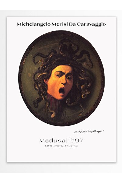 Postifull Caravaggio Duvar Posteri - Duvar Dekoru - Sanat Serisi Posterleri -...