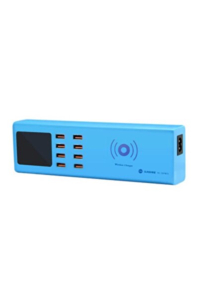 SUNSHINE Charger Station SS-309WD QI 40W 2.4A 8 x USB-A White