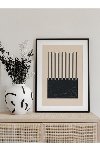 Postifull Pictură murală minimalistă și estetică, poster fără încadrare, decor de perete pentru hol, bucătărie și birou