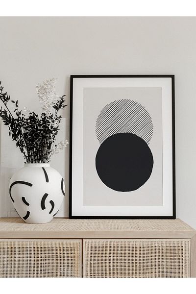 Postifull Pictură murală minimalistă și estetică, poster fără încadrare, decor de perete pentru hol, bucătărie și birou