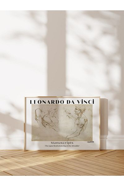 Postifull Αφίσα Leonardo Da Vinci Duar - Αφίσα σειράς τέχνης από χαρτί χωρίς πλαίσιο