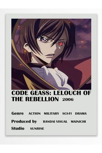 Postifull Αφίσα Anime - Χαρτί με χοντρή επίστρωση, διακόσμηση Duar χωρίς πλαίσιο