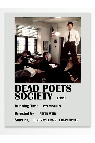 Postifull Αφίσα ταινίας - Αφίσα τοίχου - Αφίσα Polaroid Design, Χωρίς πλαίσιο - Χαρτί με παχιά επίστρωση