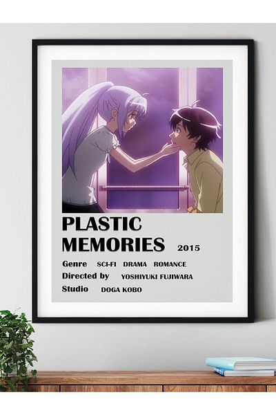 Postifull Αφίσα Anime Plastic Memories - Διακόσμηση τοίχου από χαρτί χωρίς πλαίσιο και παχύ χρώμα