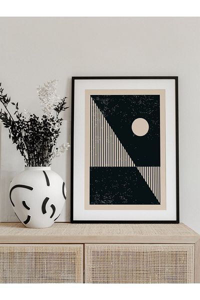 Postifull Poster minimalist și estetic, decor de perete Boho, fără cadru 15 cm X 21 cm, pictură de perete de dimensiuni medii