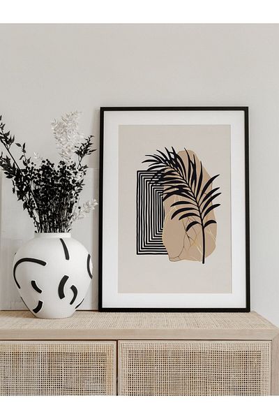 Postifull Pictură Geometrică și Estetică, Poster fără cadru, Decor de perete pentru Sufragerie, Bucătărie și Birou