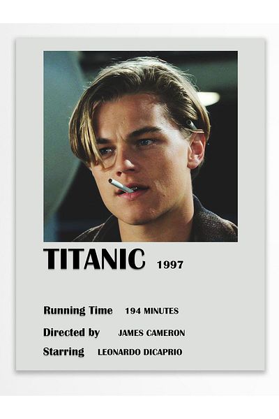 Postifull Αφίσα ταινίας - Αφίσα τοίχου - Αφίσα Polaroid Design, Χωρίς πλαίσιο - Χαρτί με παχιά επίστρωση