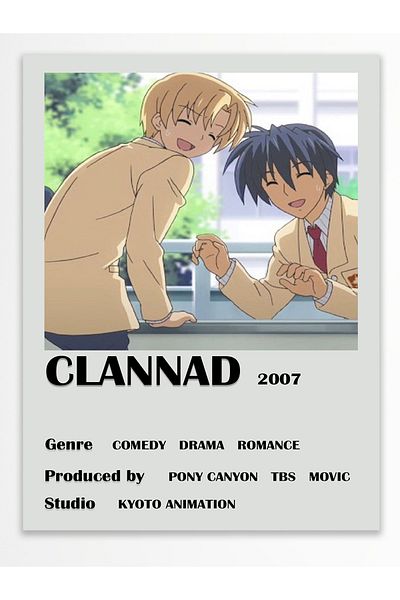 Postifull Αφίσα Anime - Χαρτί με χοντρή επίστρωση, διακόσμηση Duar χωρίς πλαίσιο