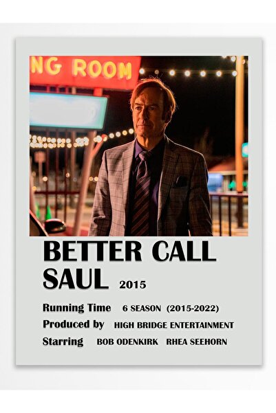 Postifull Better Call Saul - Çerçevesiz Poster - Duvar Dekoru - Dizi Ve Film ...