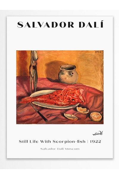 Postifull Αφίσα τοίχου Salvador Dali - Σειρά Art, Χοντρό χαρτί, Χωρίς πλαίσιο
