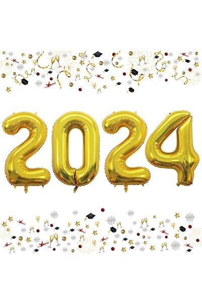 Bkmc عيد الميلاد مرحبا 2024 - احباط بالون الفضة والذهب
