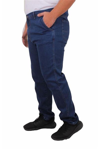Starbattal Plus Size Trousers Side Pocket Classic 11908 BLUE