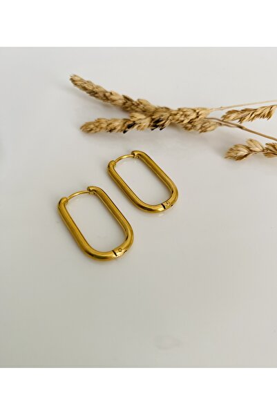 Fynbos Paslanmaz Çelik Dikdörtgen Çelik Küpe