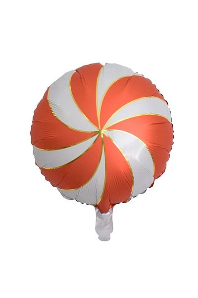 parti sürprizi Red and White Candy Look Foil Balloon