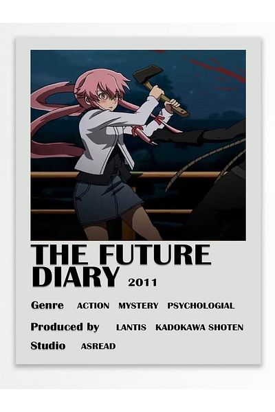 Postifull Αφίσα Anime - Χαρτί με χοντρή επίστρωση, διακόσμηση Duar χωρίς πλαίσιο