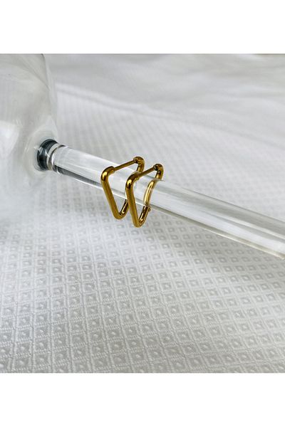 Fynbos Stainless Steel Basic Triangle Steel Earrings