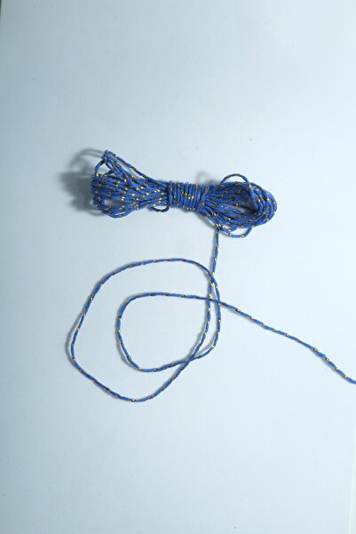 Eskişehir hobi sanat 1.5 ملم 5 متر خيط حزمة فضية مع خيط مزخرف خيط ديكور اللون الأزرق