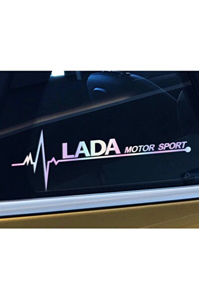 TSC Lada Hologram Glass Sticker - 20Cmx7Cm, Auto Door Side Side, C62
