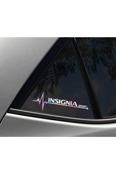 TSC Insignia Yan Cam Sticker Oto Kapı 20 Cm X 7 Cm Hologram c70