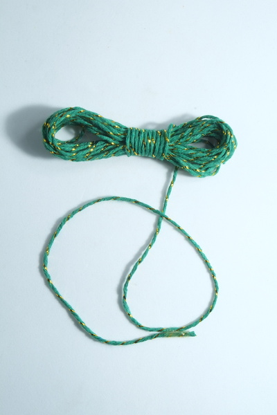 Eskişehir hobi sanat 1.5 ملم 5 متر خيط حزمة فضية مع خيط مزخرف خيط زخرفي لون أخضر