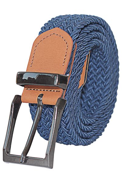 Arkem Premier Braided Elastic Belt Μπλε Χρώμα Ανδρική Ζώνη για Τζιν, Τζιν, Σορτς Παντελόνι 3,5 cm