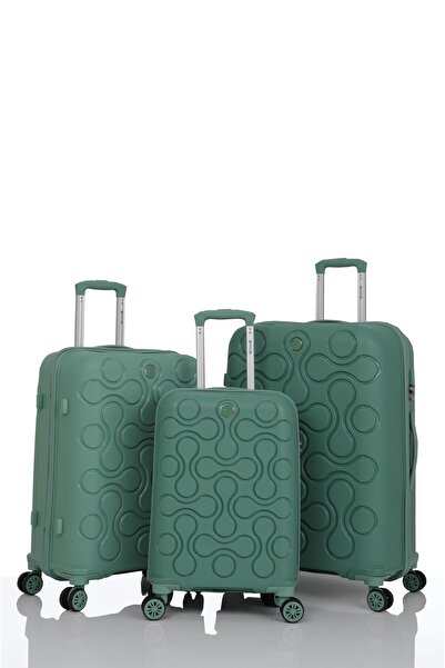 MÇS Mçs Üçlü Polipropilen Valiz Seti V376