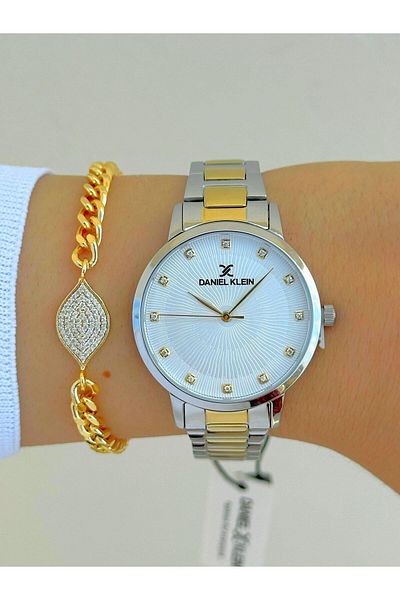 Daniel Klein Dk.ft.1.103 Steel Cord 30 Mt Water Resistant New Season Stylish Design Wristwatch