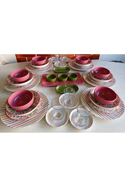 Keramika Pateh 42 Parça Yemek ve Kahvaltı Takımı