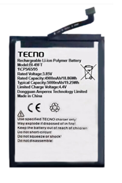 instatech Tecno Spark 8c Batarya Pil (İthalatçı Garantili)