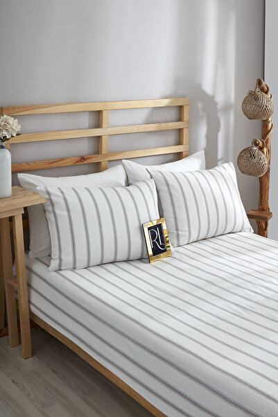 Ricco Lifes Πλεκτό Ελαστικό Σεντόνι Μαξιλαροθήκη Μονή/διπλή/υπερμεγέθη