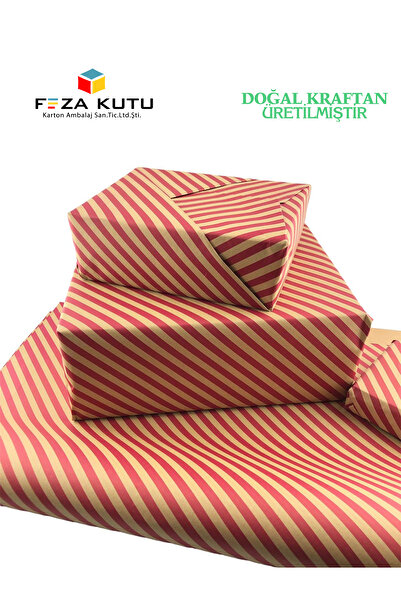 Feza Kutu Package Paper Kraft Paper Wrapping Paper Gift Paper New Year's Dowry Packaging Paper 70x100 (10 PCS)