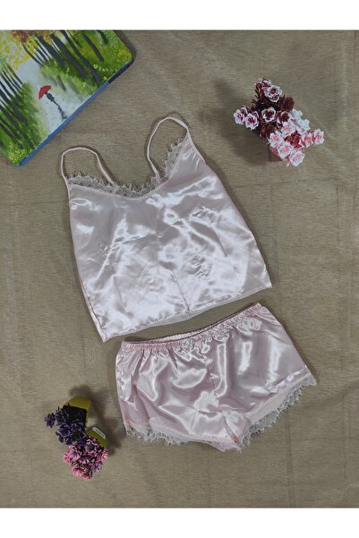 Sublime Butik Σετ σατέν σορτς