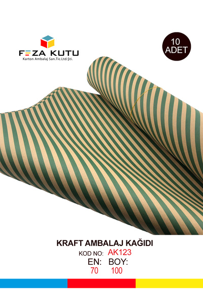 Feza Kutu Paket Kağıdı Kraft Kağıt Ambalaj Kağıdı Hediye Kağıdı Yılbaşı Çeyiz...