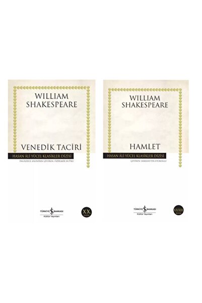 TÜRKİYE İŞ BANKASI KÜLTÜR YAYINLARI William Shakespeare - Venedeik Taciri - H...