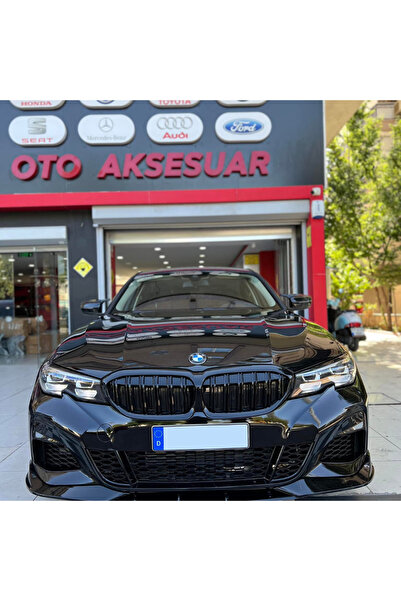 Furens Bmw G20 3 Serisi Batman Yarasa Piano Black Abs Plastik Ayna Kapağı