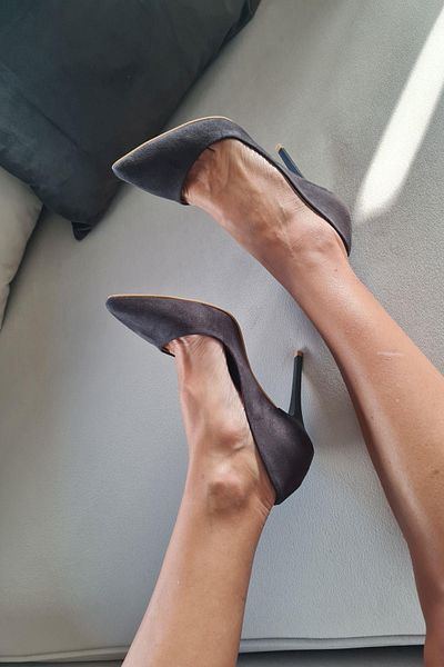 Topukla Footwear 001 200 Heeled Women's 10 cm Heeled Classic Pointed Toe Stiletto