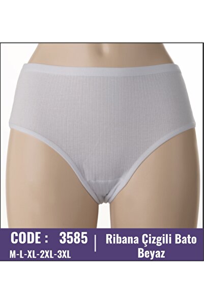 YILDIZ Pachet de 6 chiloți Bato cu talie înaltă, 100% bumbac, pentru femei