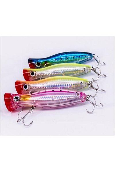 Profisher Lüfer Ton Akya Hard Popper Artificial Bait 40 gr 12.5 Cm Surface