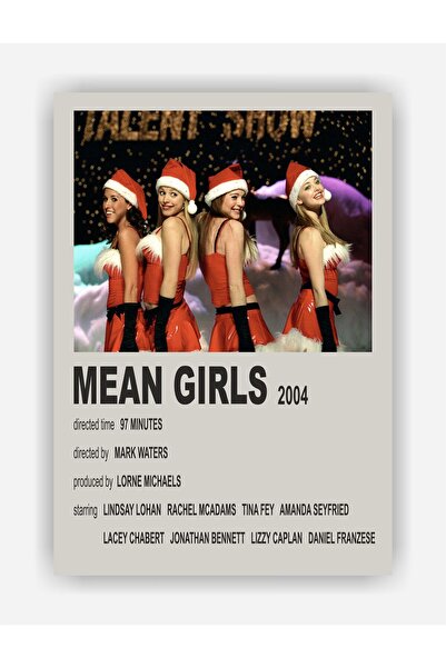 fırsatlar diyarı Mean Girls Film Duvar Posteri - Kalın Kağıt - Çerçevesiz