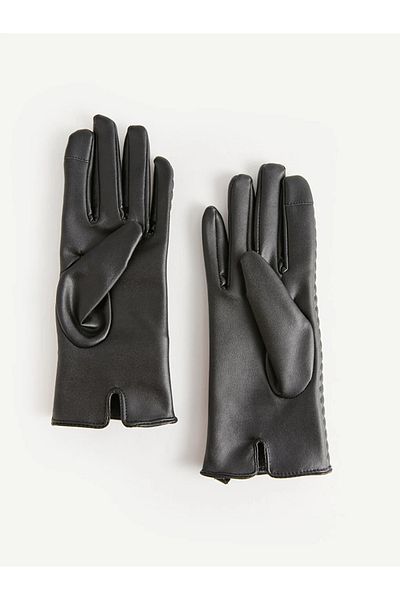 LC Waikiki LCW ACCESSORIES - Mănuși de damă cu aspect piele