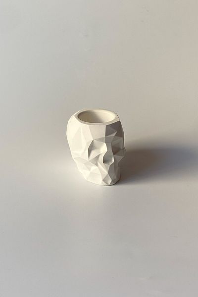 sin istanbul Skull Toothpick Holder White