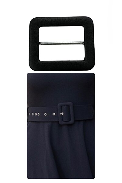 İsmet metal aksesuar Plastik Kemer,ayakkabı,bot Tokası Siyah Mat 4cm (1ADET)-...