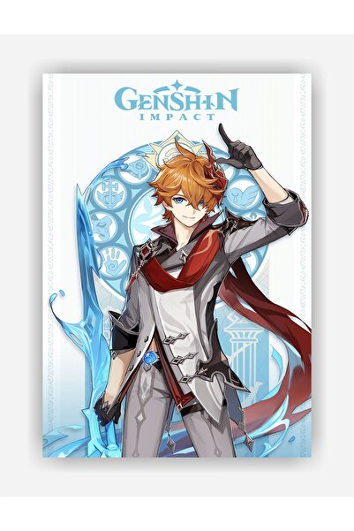 fırsatlar diyarı Genshin Impact Childe (Tartaglia) Gaming Anime Duvar Posteri...