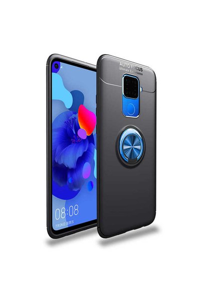 GRABONO جراب Huawei Mate 30 Lite مصنوع من السيليكون TPU مع حلقة وحامل سيارة م...