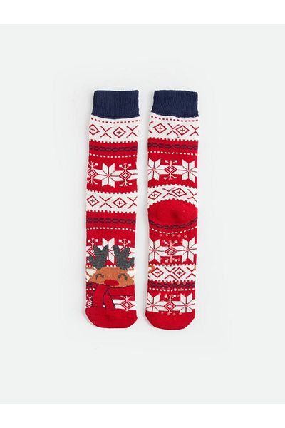 LC Waikiki New Year's Themed Men's Sock Socks