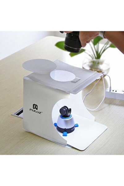 Profisher Lightbox Mini Katlanır Taşınabilir Led Işıklı Fotoğraf Stüdyosu