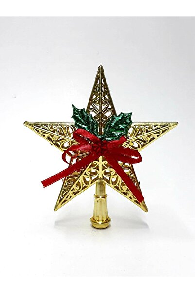 tüfekçioğlu KS Süslü Gold Yılbaşı Ağacı Tepelik